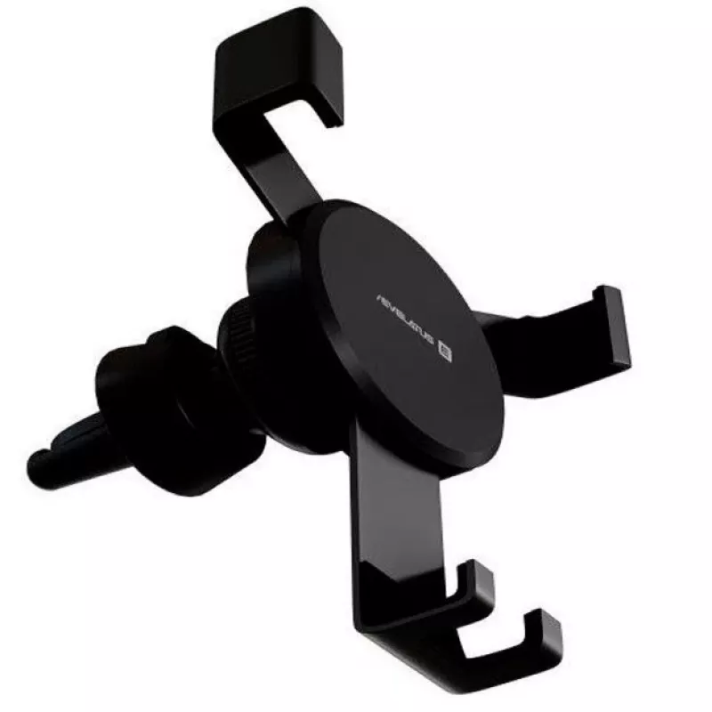 Evelatus Car Holder ECH03 Black - Universal Dashboard & Windshield Mount with Telescopic Arm and 360° Rotation