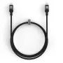 Evelatus Coiled USB-C to USB-C Cable 1.2M 60W PD Braided Black