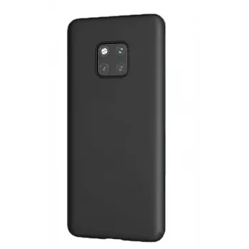 Evelatus Huawei Mate 20 Pro Premium Soft Touch Silicone Case Black