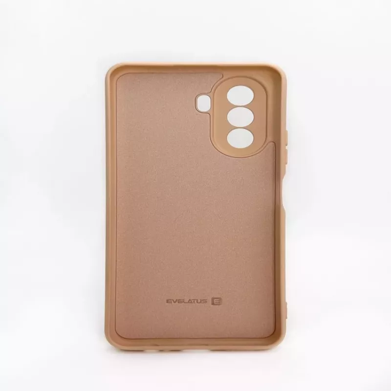 Evelatus Huawei Nova Y70 Nano Silicone Case Soft Touch TPU Beige