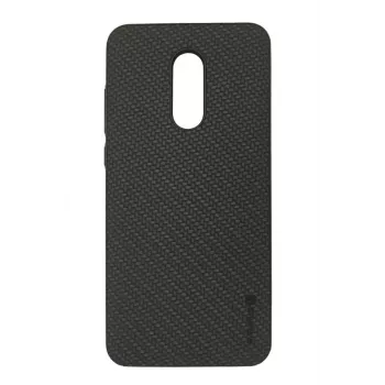 Evelatus Huawei P20 TPU Case 2 with Metal Plate (Magnetic Car Holder Compatible) Black