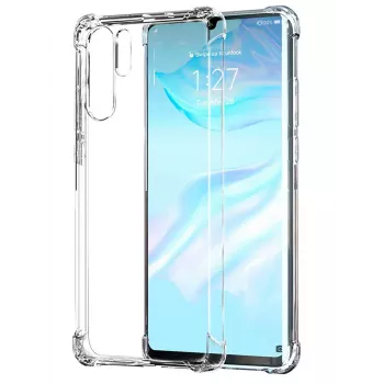 Evelatus Huawei P30 Lite Military Shockproof Silicone Case TPU Transparent