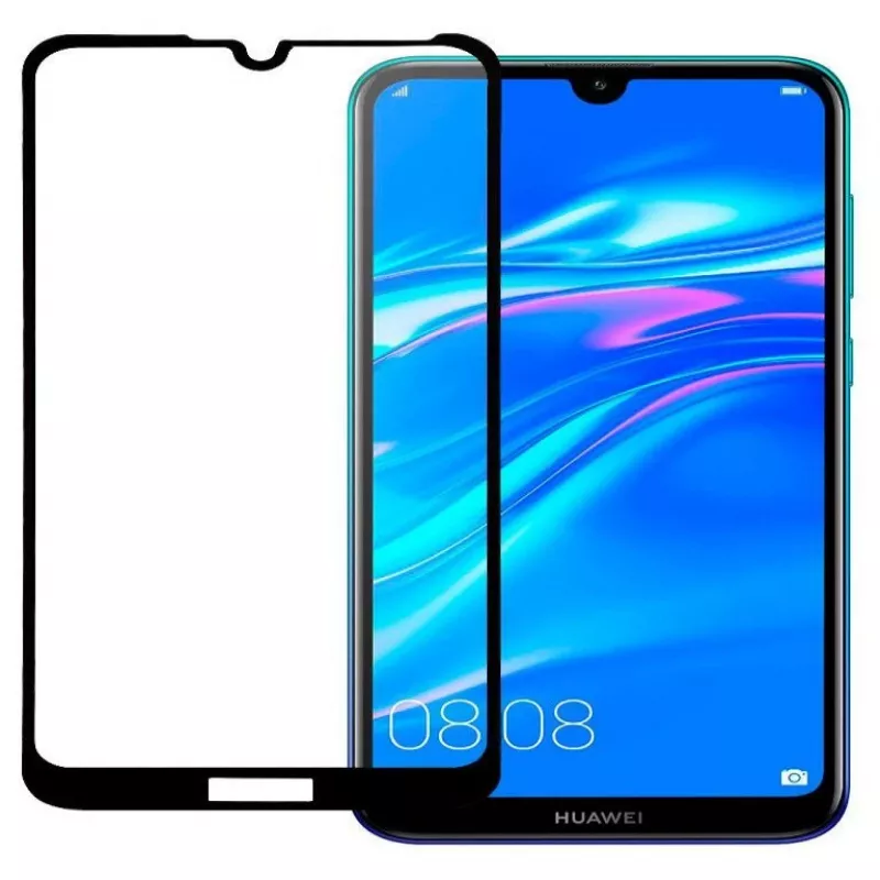 Evelatus Huawei Y6 2019 2.5D Full Cover Japan Glue Glass Anti-Static Screen Protector