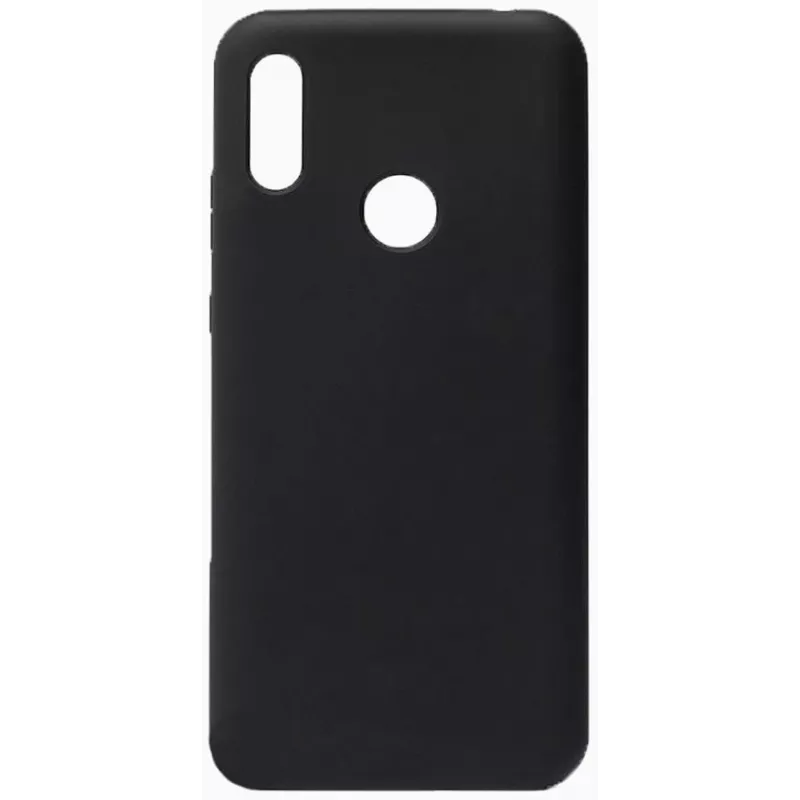 Evelatus Huawei Y6s 2019 Soft Touch Silicone Case Black
