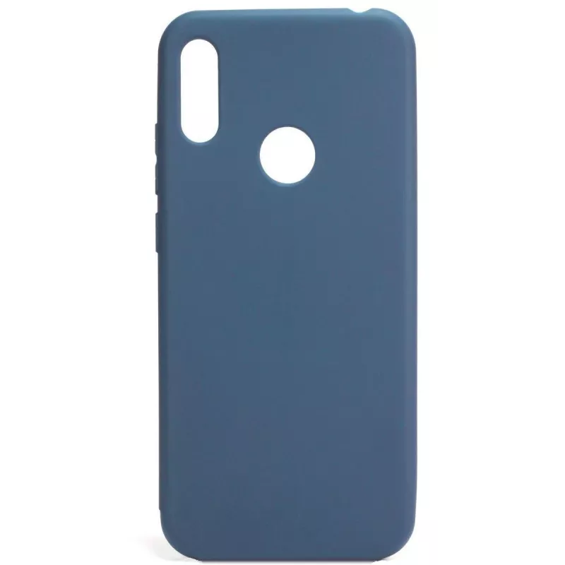 Evelatus Huawei Y6s 2019 Soft Touch Silicone Case Blue