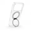 Evelatus Hybrid Case with MagSafe and 360° Metal Stand for iPhone 17 Pro Max, Transparent