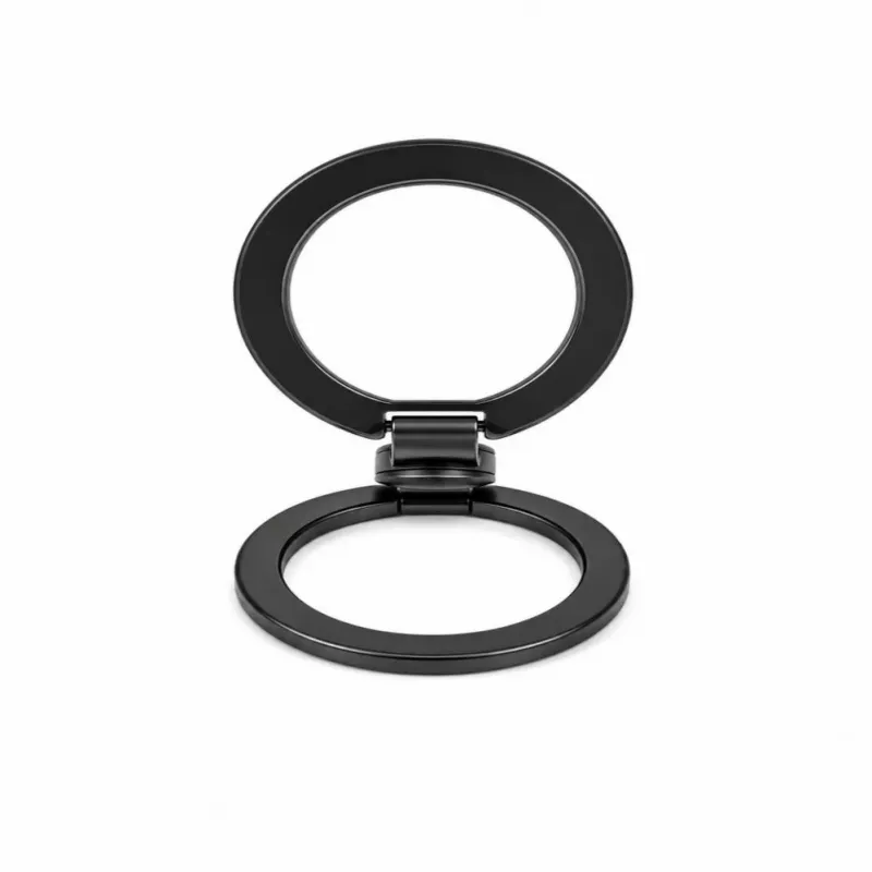 Evelatus Magnetic Phone Metal Ring Holder Black