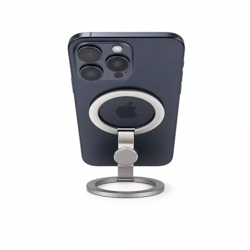 Evelatus Magnetic Phone Metal Ring Holder Silver