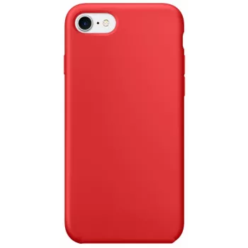EVELATUS Nano Silicone Case for Apple iPhone 8 Plus/7 Plus - Soft Touch TPU - Red