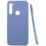 Evelatus Nano Silicone Case Soft Touch TPU for Xiaomi Redmi Note 8 / Redmi Note 8 2021 - Dark Blue