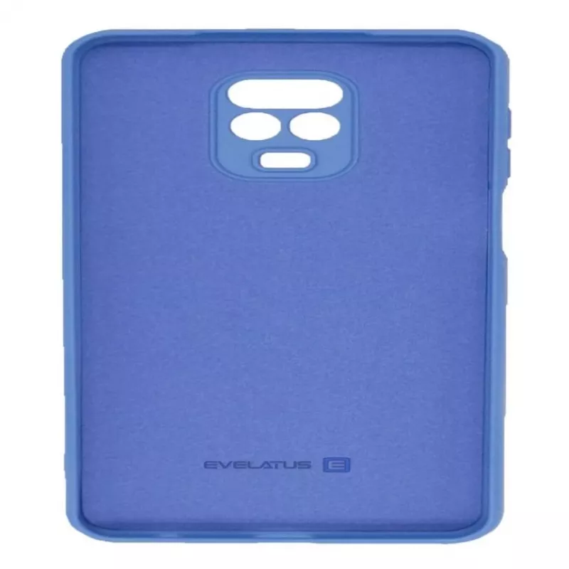 Evelatus Nano Silicone Case Soft Touch TPU for Xiaomi Redmi Note 9 Pro / Redmi Note 9S - Blue