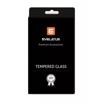 Evelatus OnePlus 6T 2.5D Full Cover Japan Glue Tempered Glass Screen Protector Anti-Static