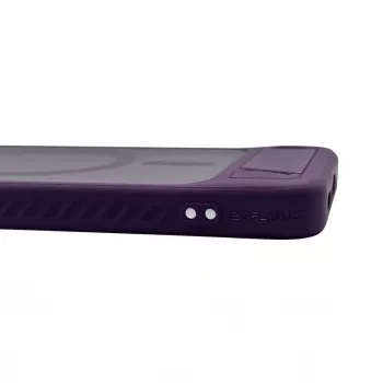 Evelatus Rubber Coated MagSafe Case with Stand for Samsung Galaxy A37 / A36 - Purple