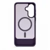 Evelatus Rubber Coated MagSafe Case with Stand for Samsung Galaxy A37 / A36 - Purple