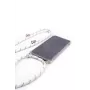 Evelatus Samsung A50 Case with Rope White Stripes Transparent