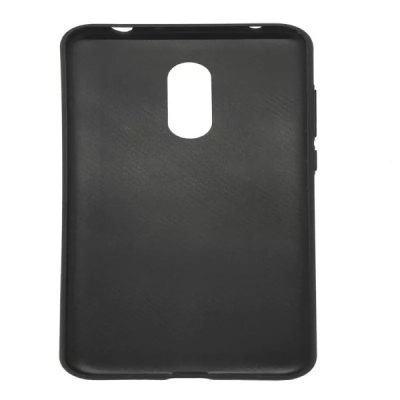 Evelatus Samsung A6 Plus 2018 TPU Case 2 with Metal Plate (Magnetic Car Holder Compatible) Black