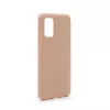 Evelatus Samsung Galaxy A02s Nano Silicone Case Soft Touch TPU Beige