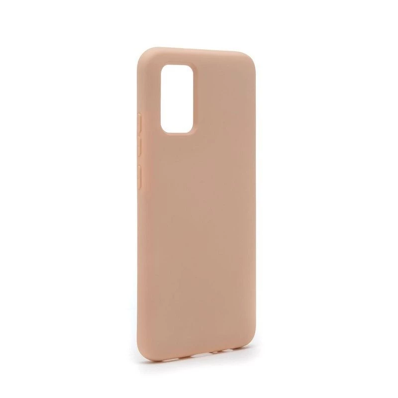 Evelatus Samsung Galaxy A02s Nano Silicone Case Soft Touch TPU Beige