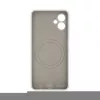 Evelatus Samsung Galaxy A06 5G Premium Magnetic Soft Touch Silicone Case Pebble