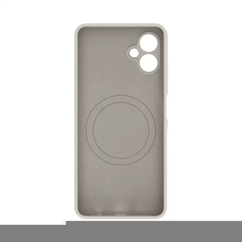 Evelatus Samsung Galaxy A06 5G Premium Magnetic Soft Touch Silicone Case Pebble