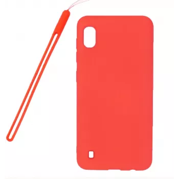 Evelatus Samsung Galaxy A10 Nano Silicone Case Soft Touch TPU Red
