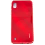 Evelatus Samsung Galaxy A10 Water Ripple Full Color Electroplating Tempered Glass Case Red