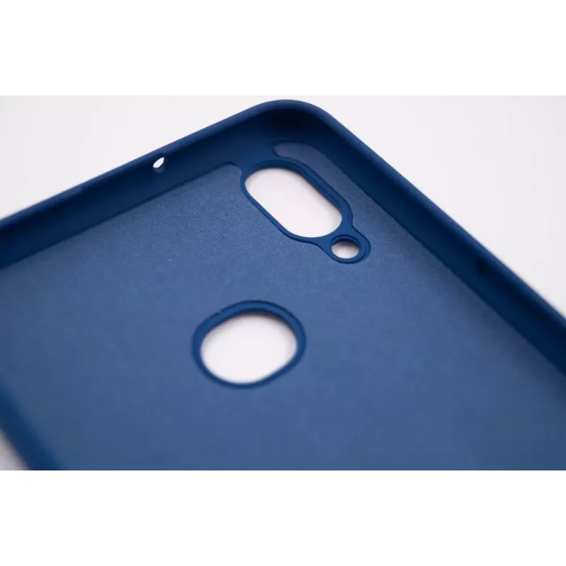 Evelatus Samsung Galaxy A10S Nano Silicone Case Soft Touch TPU Blue