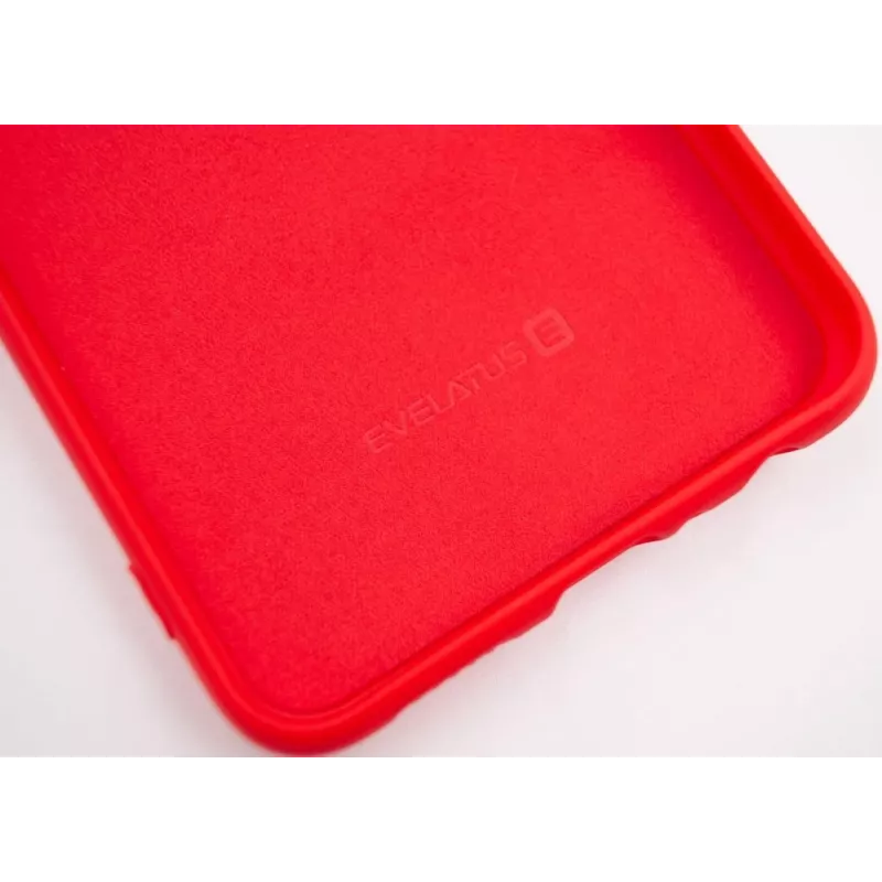 Evelatus Samsung Galaxy A10s Nano Silicone Case Soft Touch TPU Red