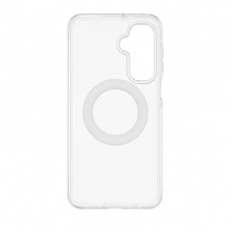 Evelatus Samsung Galaxy A17 4G / A17 5G Hybrid Case with MagSafe PC+TPU 360 Metal Stand Transparent