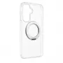 Evelatus Samsung Galaxy A17 4G / A17 5G Hybrid Case with MagSafe PC+TPU 360 Metal Stand Transparent
