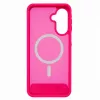 Evelatus Samsung Galaxy A17 4G / A17 5G Rubber Coated MagSafe With Stand Case Hot Pink