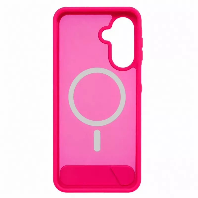Evelatus Samsung Galaxy A17 4G / A17 5G Rubber Coated MagSafe With Stand Case Hot Pink