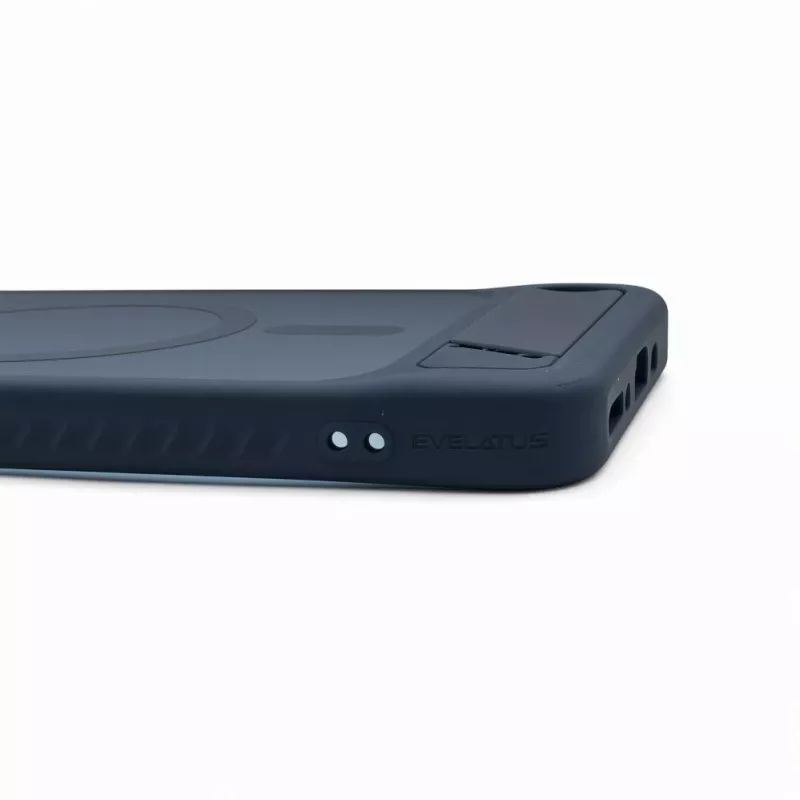 Evelatus Samsung Galaxy A17 4G / A17 5G Rubber Coated MagSafe With Stand Case Navy Blue