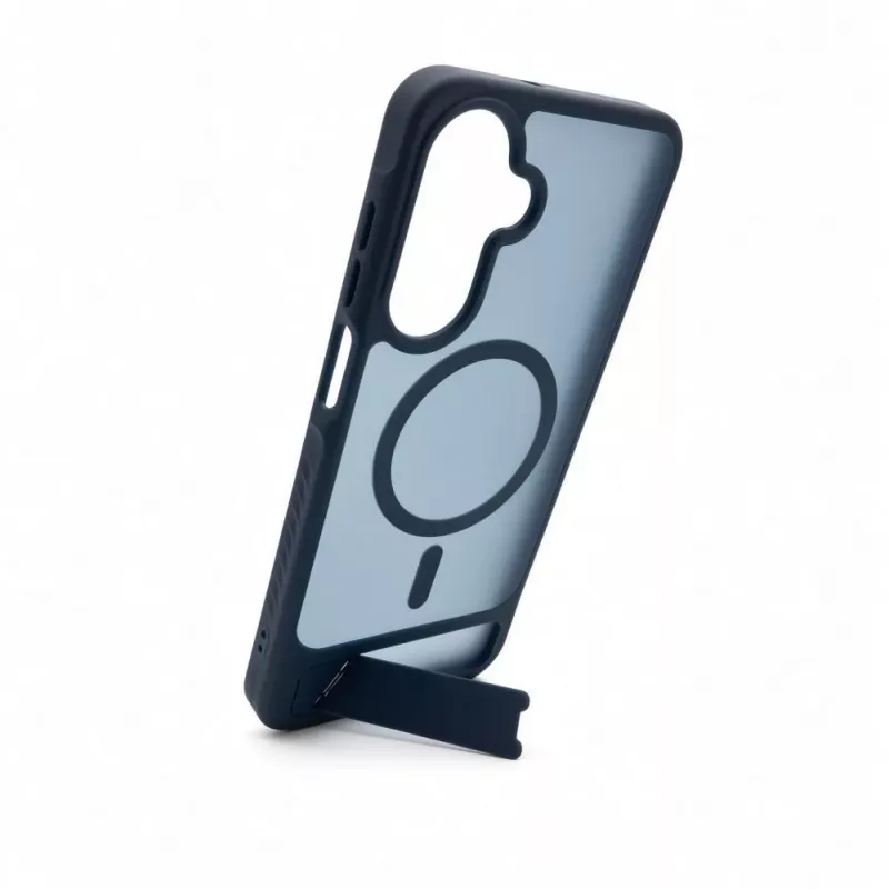 Evelatus Samsung Galaxy A17 4G / A17 5G Rubber Coated MagSafe With Stand Case Navy Blue