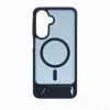 Evelatus Samsung Galaxy A17 4G / A17 5G Rubber Coated MagSafe With Stand Case Navy Blue