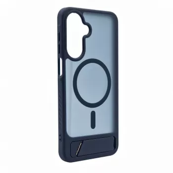 Evelatus Samsung Galaxy A17 4G / A17 5G Rubber Coated MagSafe With Stand Case Navy Blue