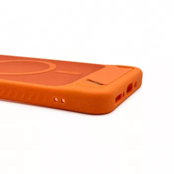 Evelatus Samsung Galaxy A17 4G / A17 5G Rubber Coated MagSafe With Stand Case Orange
