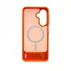 Evelatus Samsung Galaxy A17 4G / A17 5G Rubber Coated MagSafe With Stand Case Orange