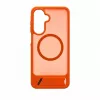Evelatus Samsung Galaxy A17 4G / A17 5G Rubber Coated MagSafe With Stand Case Orange