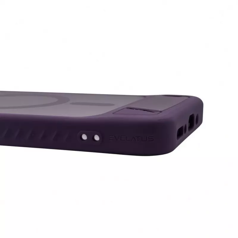 Evelatus Samsung Galaxy A17 4G / A17 5G Rubber Coated MagSafe With Stand Case Purple