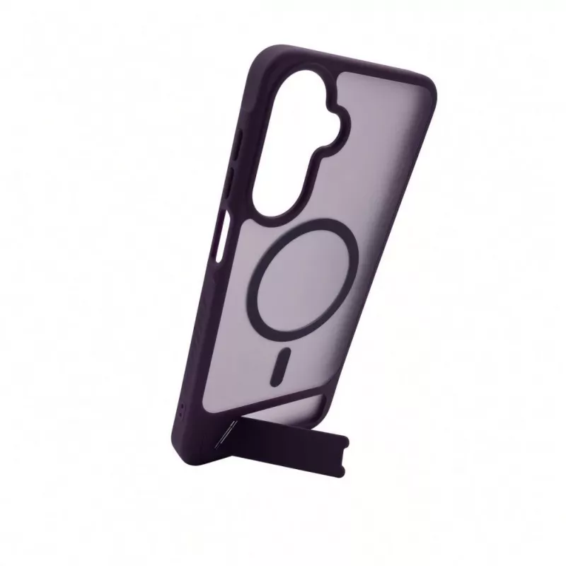 Evelatus Samsung Galaxy A17 4G / A17 5G Rubber Coated MagSafe With Stand Case Purple