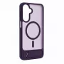 Evelatus Samsung Galaxy A17 4G / A17 5G Rubber Coated MagSafe With Stand Case Purple