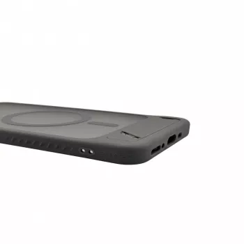 Evelatus Samsung Galaxy A17 4G / A17 5G Rubber Coated MagSafe With Stand Case Smoke Grey