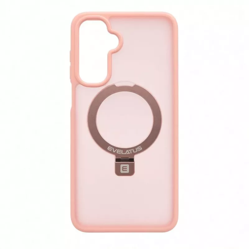Evelatus Samsung Galaxy A17 4G / A17 5G Shield Case With MagSafe & Stand Matte Ring Light Pink