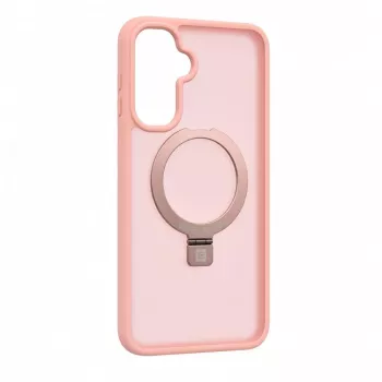 Evelatus Samsung Galaxy A17 4G / A17 5G Shield Case With MagSafe & Stand Matte Ring Light Pink