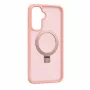 Evelatus Samsung Galaxy A17 4G / A17 5G Shield Case With MagSafe & Stand Matte Ring Light Pink