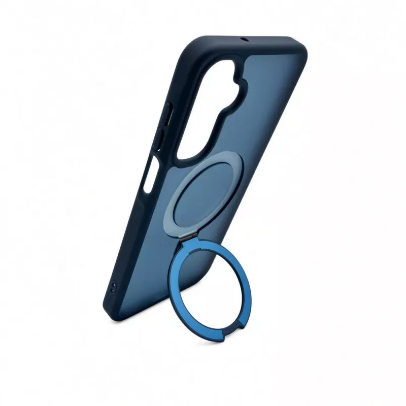 Evelatus Samsung Galaxy A17 4G / A17 5G Shield Case With MagSafe & Stand Matte Ring Navy Blue