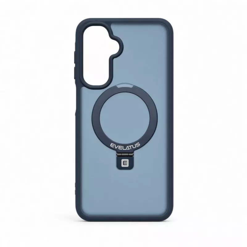 Evelatus Samsung Galaxy A17 4G / A17 5G Shield Case With MagSafe & Stand Matte Ring Navy Blue