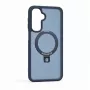 Evelatus Samsung Galaxy A17 4G / A17 5G Shield Case With MagSafe & Stand Matte Ring Navy Blue