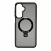 Evelatus Samsung Galaxy A17 4G / A17 5G Shield Case with MagSafe & Stand Matte Ring Black